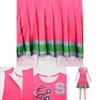 Girls' Zombie High School 2 Cosplay Costume Tight-fitting Bodysuit For Halloween Performance Cross-border 4549