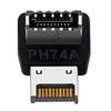 Usb 3.1 Type-E 90 Degree Adapter Front Type-C Header Connector Expansion Cable Adapter Connector For Pc Motherboard Plug