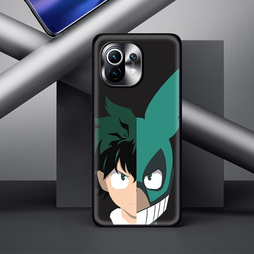 My Hero Academia Anime Pro Xiaomi Mi Poco X3 NFC M3 F3 GT 11 Ultra 11X 11i Note 10 Lite 10T Pro 5G 9T Luxusní silikonové pouzdro na telefon