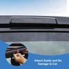Car High Mounted Brake Light Lamp Decoration Stickers For Jeep Grand Commander 2006-2010 Car Exterior Accessories, Smocked Black.