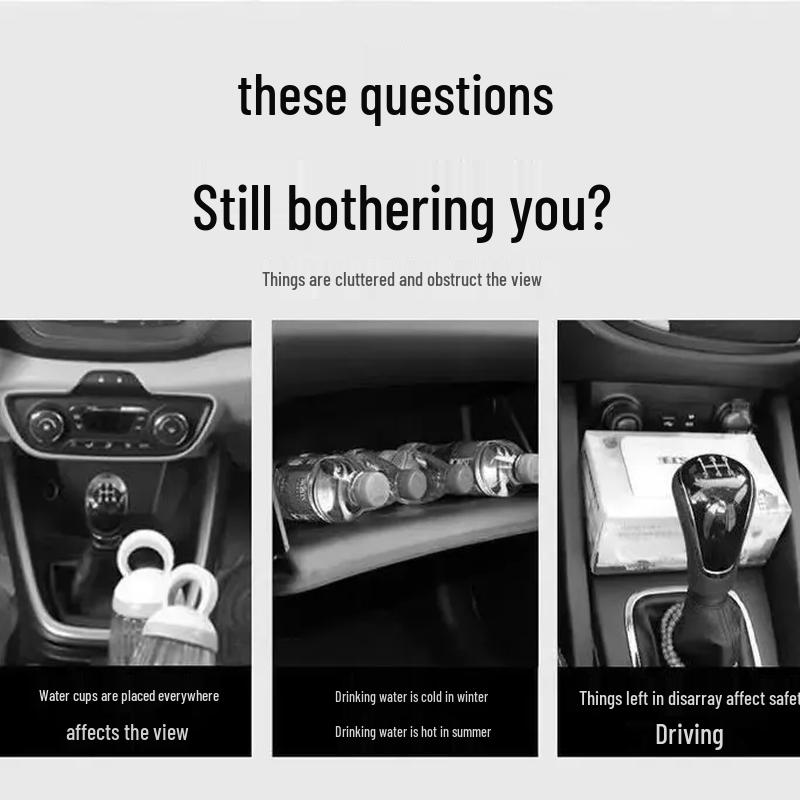 Adjustable Rotatable Car Cup Holder & Organizer