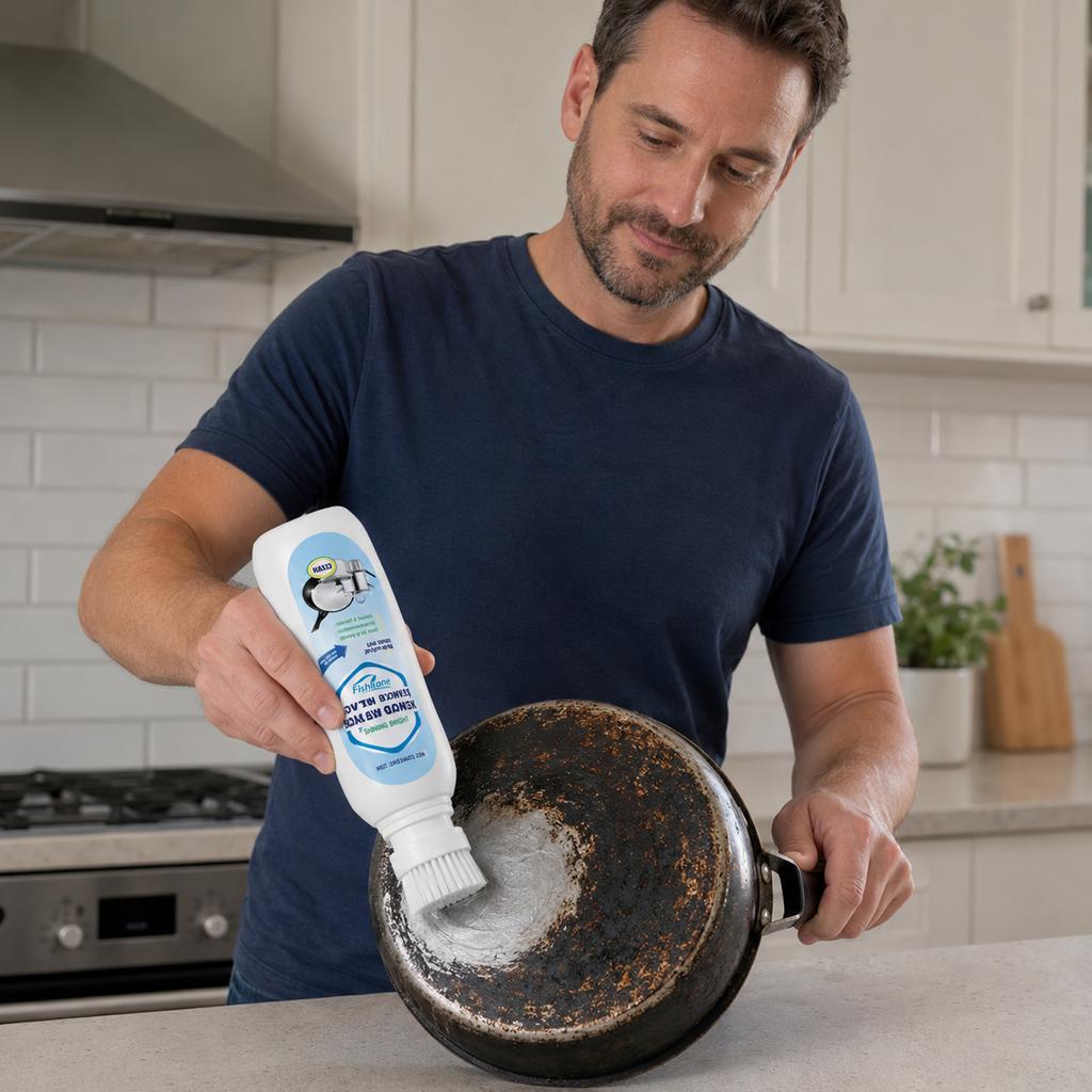 Multi-Purpose Pot Bottom Cleaner for Stainless Cookware - Stains and
