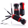 With LED Light Slotted Phillips Screwdriver Multitool DIY Repair Hand Tools Cross Flathead Screw