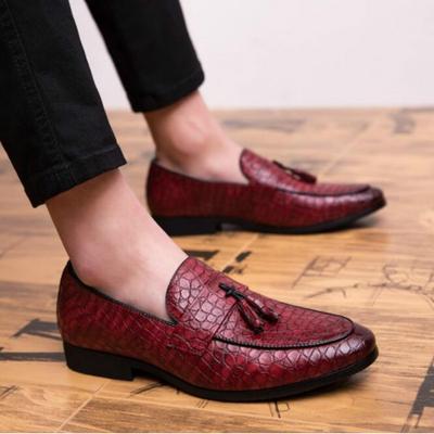 comfortable red dress shoes