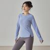 Women's Plus Size Long Sleeve Quick-Dry Yoga Top