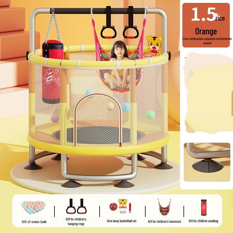 Kids Indoor Trampoline Set