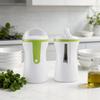 Multifunction Vegetable Slicer With Rotating Spiral Funnel For Kitchen Prep And Gift Use