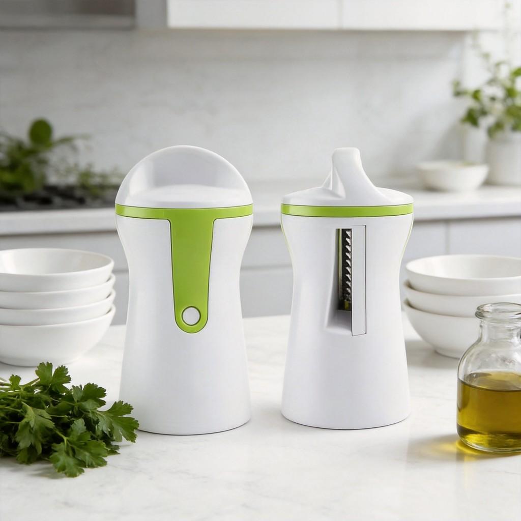 Multifunction Vegetable Slicer With Rotating Spiral Funnel For Kitchen Prep And Gift Use