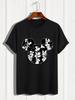 Disney Printed Women's Men's T-shirts A Regular Pure Cotton T-Shirt In A Summer Casual Style Tee Unisex Men Clothing Y2k Clothes