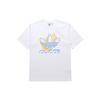 Originals Trefoil Art Tee Crew Neck Short Sleeve T-Shirt Men Tops White DV3279