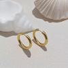 Luxurious Non-Fading European & American Style Hoop Earrings