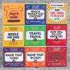 1 Set Christmas Halloween Thanksgiving Gift Mini Size Cards Game After Dinner Amusements Card Game For Family And Friends Party