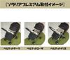 Aprica 2-Way Foot Muff, Black, Genuine Product (Can also be used as a seat liner) 98893