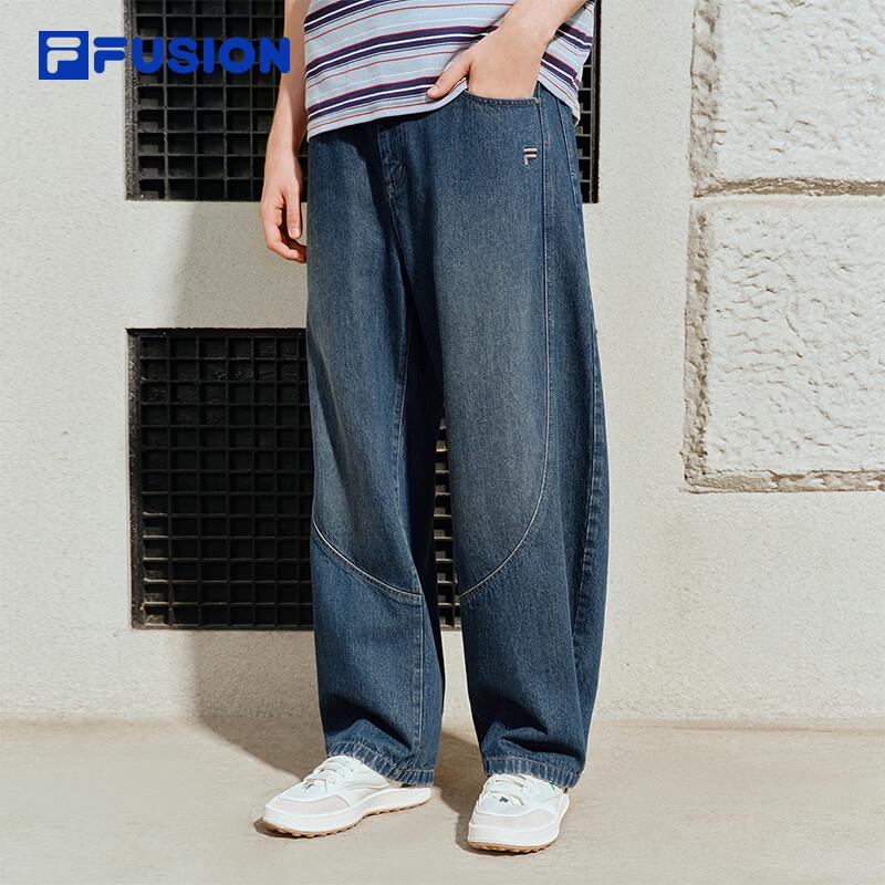FILA FUSION Retro Slim-Fit Washed Denim Jeans