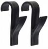 Ecarla Hook On Radiator Black U16Cz 2pcs