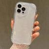 Clear Cream Case Bow Pattern Print Phone Case For Samsung Galaxy S26 S24 S25 S23 Ultra S22 S21 S20 Plus FE A35 A55 Soft Cover