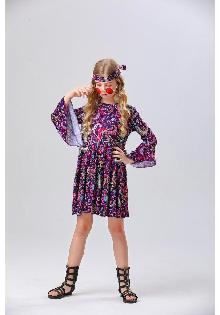 Halloween-Kostüm für Kinder: Rotkäppchen/Vampir/Prinzessin/Rote Königin/Hippie