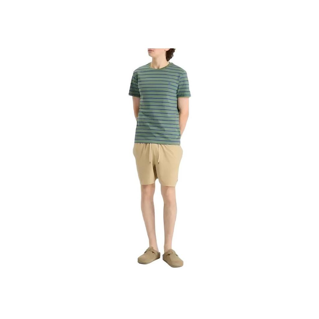 Polo Ralph Lauren Logo Embroidered Striped Short Sleeve T-Shirt Men Tops Green 710938134-GRN