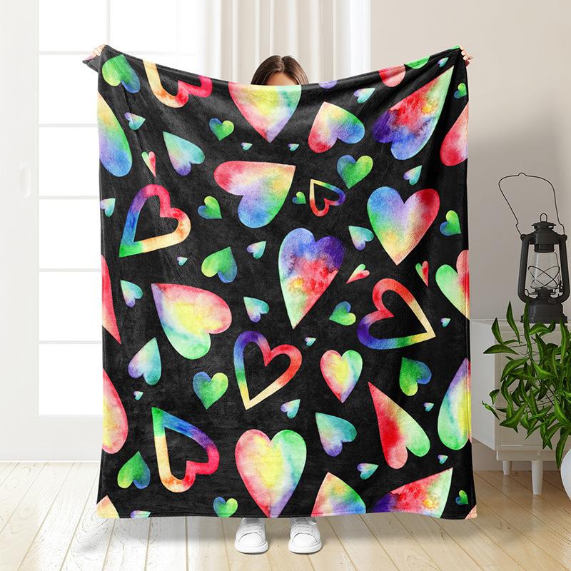 

Creative Skull digitalprinted polyester Bedroom velvet flannel soft sofa cover blanket Fleece soft sofa cover blankets for beds 75x100cm
