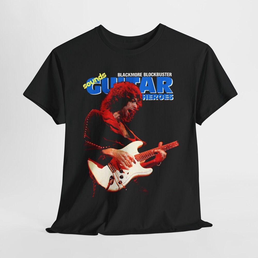 Ritchie Blackmore Guitar Heroes Band poster album cover T shirt all sizes S-5XL Unisex T-Shirt XL