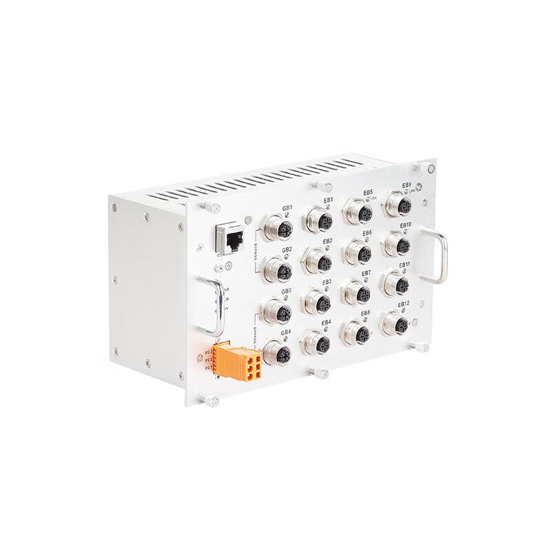 

Maiwei 16-Port M12 Rail Transit Managed PoE Switch