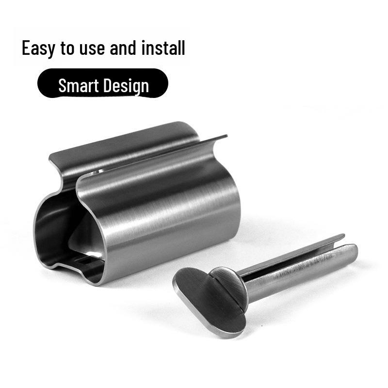304 Stainless Steel Manual Toothpaste and Cosmetic Squeezer for Bathroom