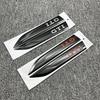 2Pcs Alloy Car Fender Side Sticker Bumper Strips for VW GTI Golf 3 4 5 6 7 MK4 MK5 MK6 Polo Jetta Bora Sharan PassatAO4