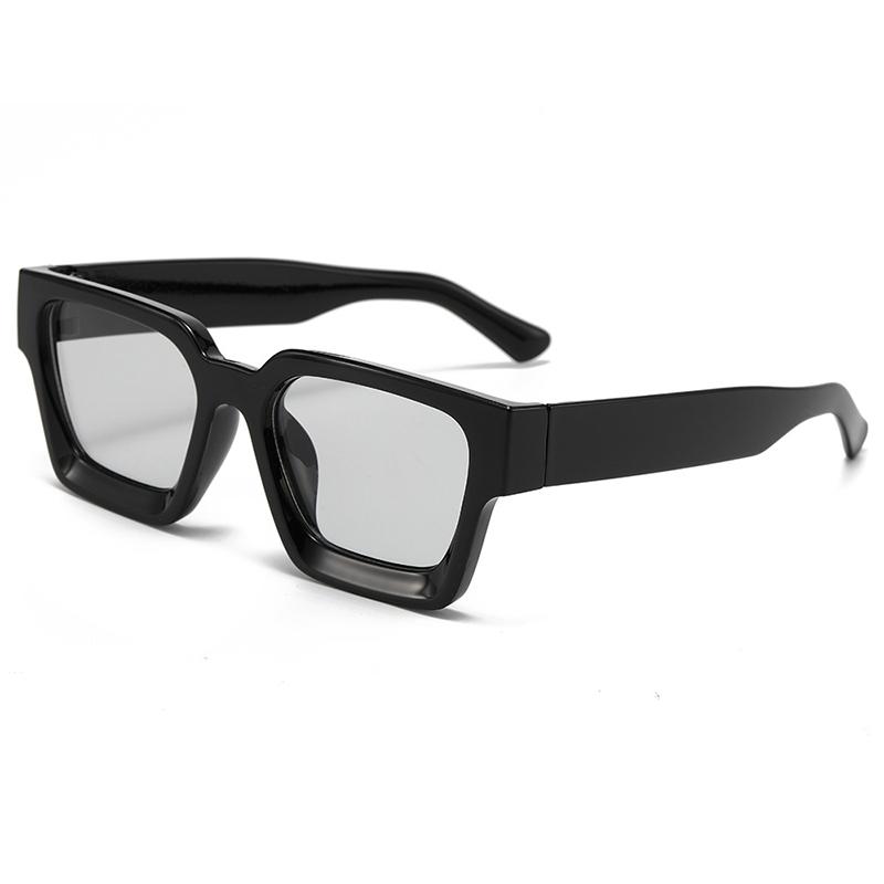 Classic Fashion Square Frame Women Full Frame Sun Protection Glasses For Men Daily Life Shades Eyewear Accessories Gift