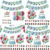 Kids Cocomelon Theme Birthday Party Decor Supplies Banner Caketopper Balloon