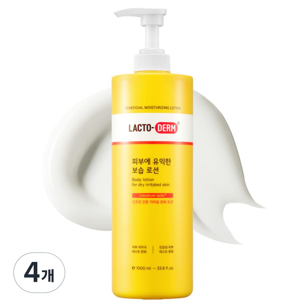 

LACTO-DERM moisturizing lotion beneficial to skin, 1L, 4 units
