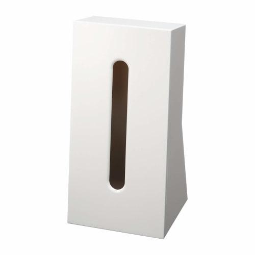 Yamazaki Smart Slim Tissue Case, White, Approx. W13 x D11 x H25.5cm, 7984