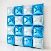 50Pcs Rose Pink Blue Square Foil Balloons DIY Wall Balloons Square Background Block  Birthday Party