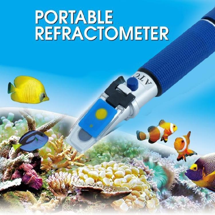 Aquarium Salt Level Tester High Precise Aluminum Alloy Seawater Hydrometer For Professional Home Marine Environment