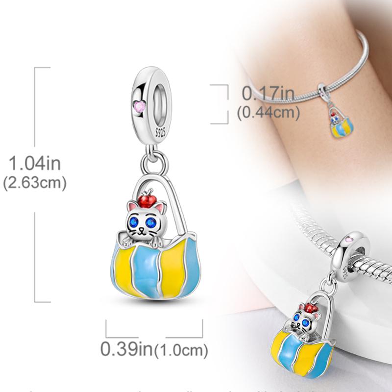 New Original Copper Charms Beads Pendants For Original Bracelet Necklaces Charm Women Diy Jewelry Gifts