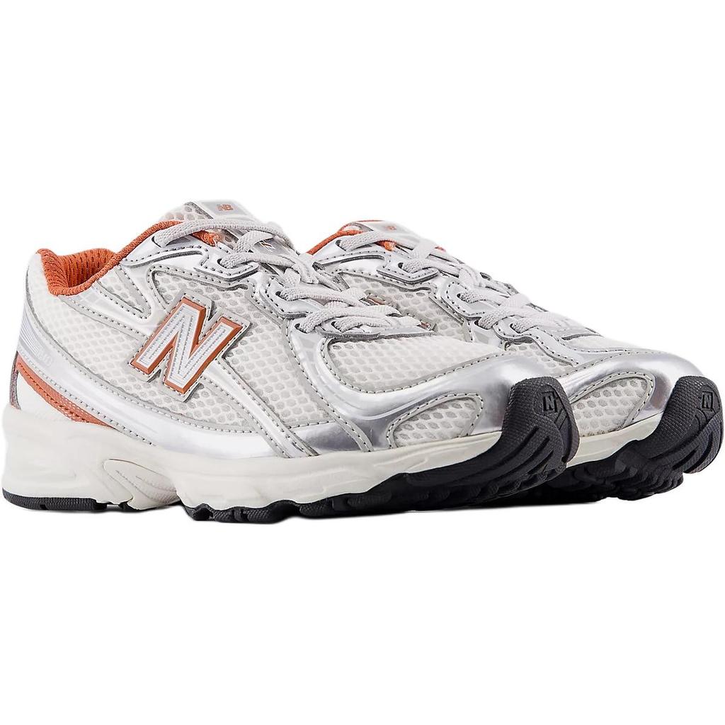 New Balance 740 Bungee Lace Little Kid Silver Metallic Kids Sneakers SILVER-METALLIC CINNAMON P74032G