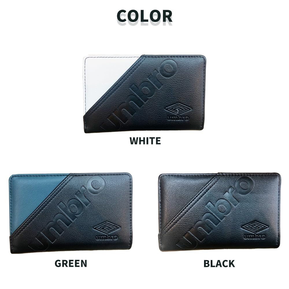 Umbro Cool Pocket Compact Wallet with Deep Bill Card for Men and Perfect for Club and Unisex Gift K-PARTS Compartment, Storage, Unisex, Women, Sports,