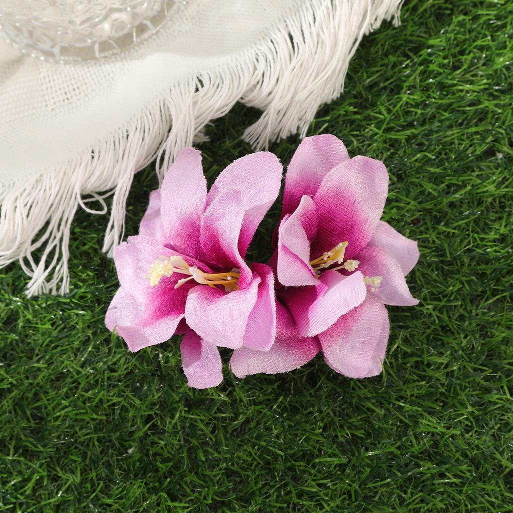 Orchidėjų Gėlių Plaukų Sagtys Bohemiška Maža Plaukų Sagtis Vestuvinė Sagtis Paplūdimio Vestuvių Gėlė Moteriška Šventinė Plaukų Sagtis Plaukų Aksesuarai