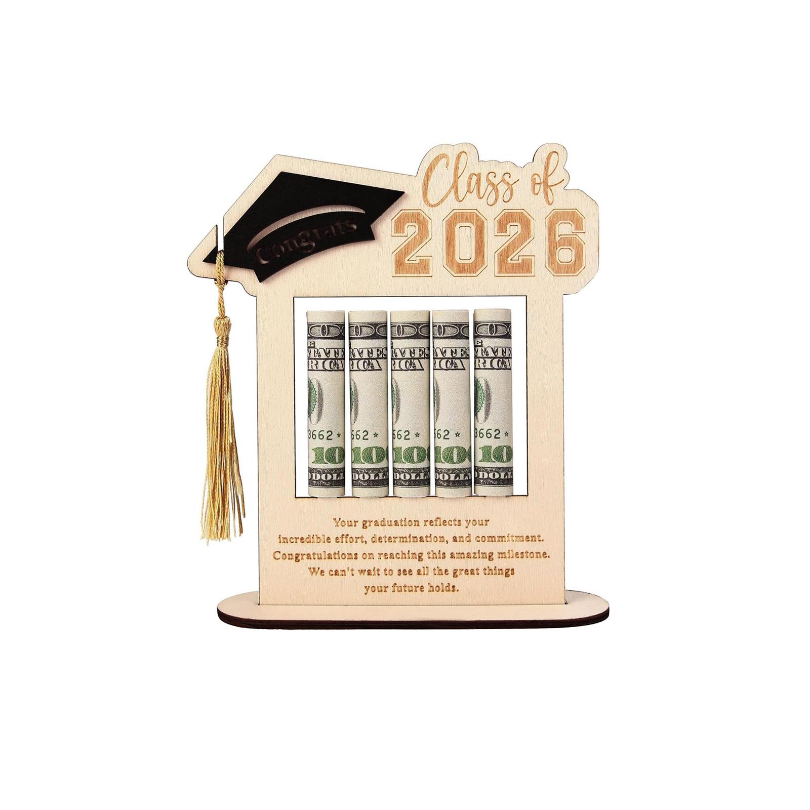 

Graduation Wallet, Wooden Wallet, Cash Clip, Gift, Wooden Ornament. One Size