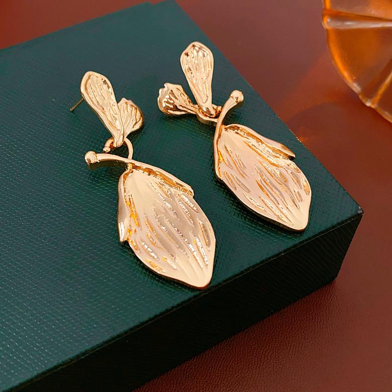 

Винтажные серебряные геометрические серьги-цветы - Легкая роскошь, ретро-дизайн