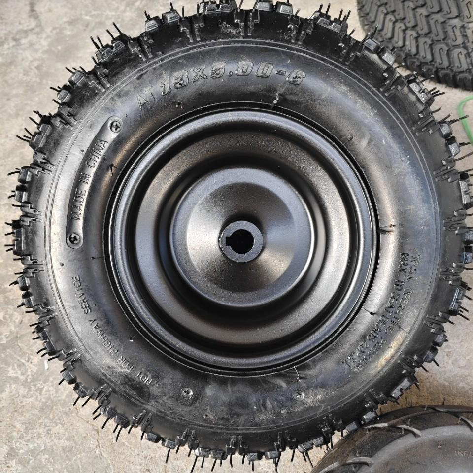 13X5.00-6 Inch Electric Mini Beach Car Tire - Vacuum Block Design