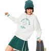 Li-Ning Comfortable Casual Letter Sweatshirt Women tops Off-White AWDU598-1