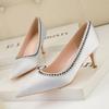 Fashion New Pointed toe Crystal Silks Women Pumps Sexy High Heels Party Shoes Stiletto Heels Wedding Shoes Large Size Female Shoes