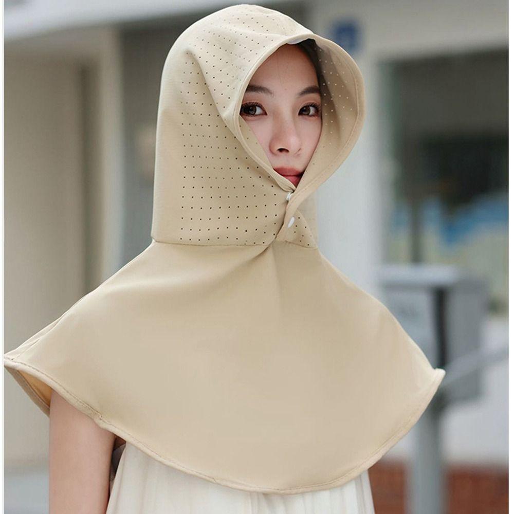 Wide Brim Ice Silk Sunscreen Hat Sunscreen Women Sun Hat Casual Shawl Fisherman Hat  Summer