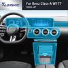 TPU Schutzfolie für das Fahrzeuginnere für Mercedes Benz MB A-Klasse W177 2024 2025 Auto Mittelkonsole Transparent Kratzfest Reparatur