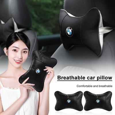 Car Seat Headrest Auto Logo Neck Pillow Car Accessories For X6 X1 X2 X3 X4 X5 X7 E46 E39 E90 E36 E60 E34 E30 F30 E71 F10 F10