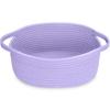 Hand-Woven Multi-Color Storage Basket Gift Bin