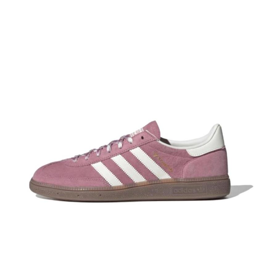 Adidas Originals Handball Spezial Leather Comfortable Versatile Low-Top Sneakers Unisex Sneakers Pink KJ6304