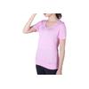 Nike Solid Color Round Neck Short Sleeve T-Shirt Women Tops Cherry-Blossom-Pink BQ9552-629