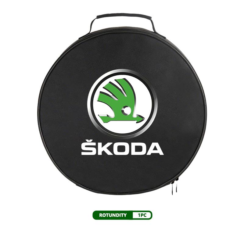 

Car Charge Cable Storage Box Charging Gun Organiser Bag For Skoda Octavia A5 A7 RS Fabia Superb Rapid Karoq