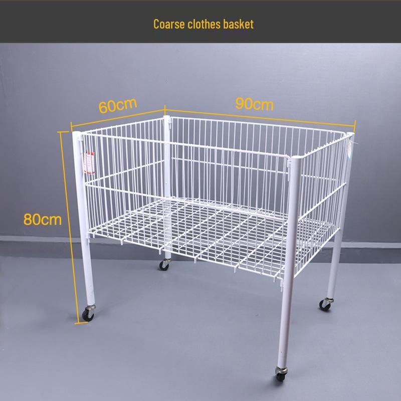 Promotional Flower Cart: Portable Supermarket Stand & Storage Trolley